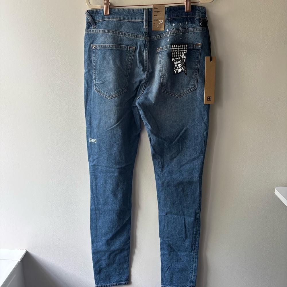 Ksubi Van Winkle Blazed Trashed Skinny Jeans Size‎ 32 New - Picture 4 of 9